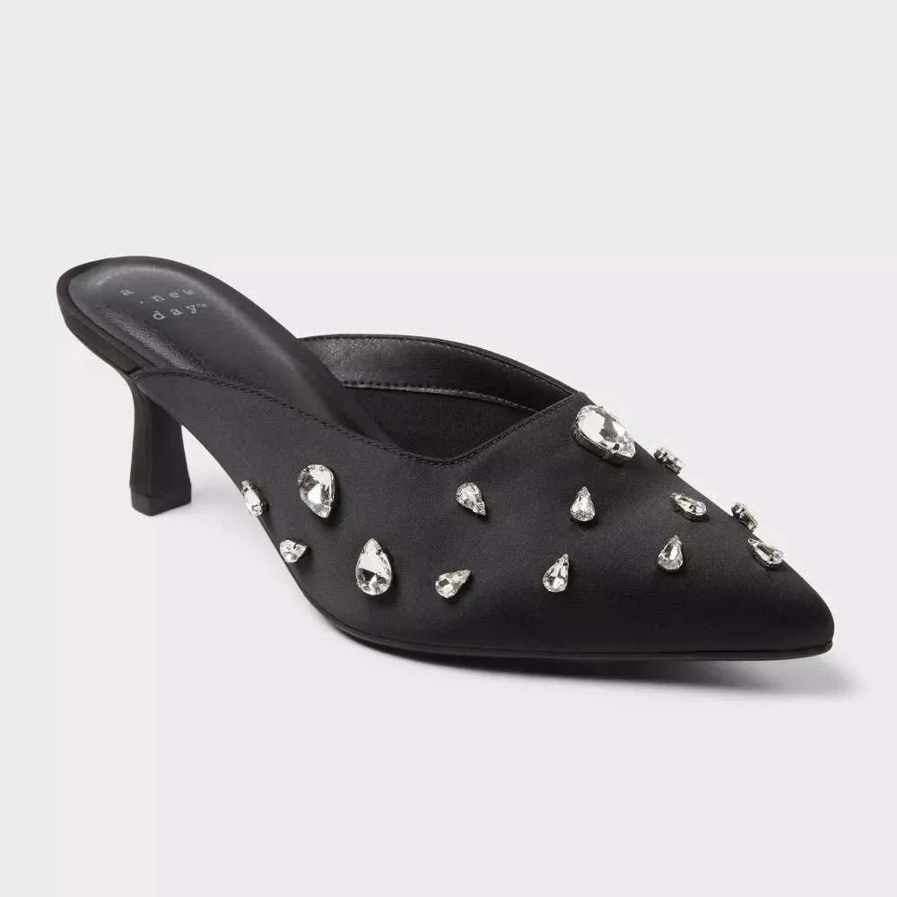 Women's Heels by A New Day Katia Black Size 6.5 New With Tags